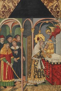 Tafel mit dem Engel, der Zacharias erscheint