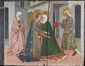 Die Heimsuchung (Tafel vom Johannes-Retabel)