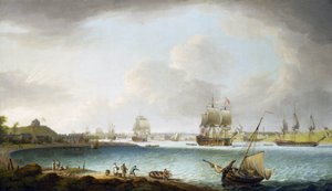 Britische Royal Navy Kriegsschiffstaffel in Plymouth, England von Dominic Serres