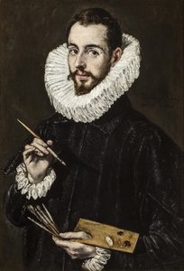 Porträt von Jorge Manuel Theotokopoulos 1578-1631, ca. 1600-1605 von Dominico El Greco