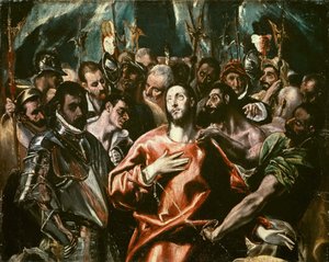 Die Entkleidung Christi El expolio, zwischen 1581 und 1685 von Dominico El Greco