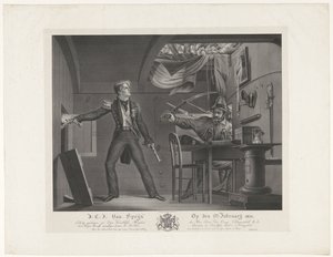 J.C.J. Van Speijk am 5. Februar 1831 von Dominicus Franciscus du Bois