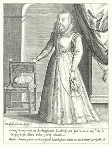 Helena Antonia von Lüttich, die bärtige weibliche Hofzwergin von Maria von Österreich, Heilige Römische Kaiserin