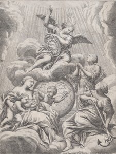 Glaube, Hoffnung und Nächstenliebe, 1630-78 von Dominique Barriere