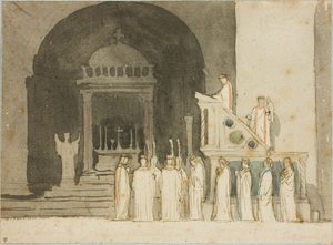 Altar des Himmels von Dominique Papety