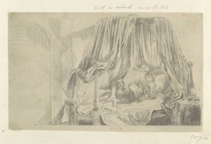 Bett von Dominique Vivant Denon (baron) (attributed to)