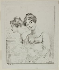 Madame Lavallée und Madame de Valory von Dominique Vivant Denon