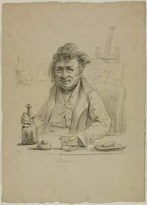 Porträt von Lantara in der Rolle von Joly, aus Le Peintre au Cabaret