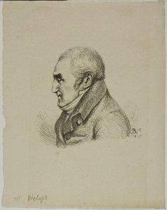 Porträt von Monsieur Nelys im Profil von Dominique Vivant Denon