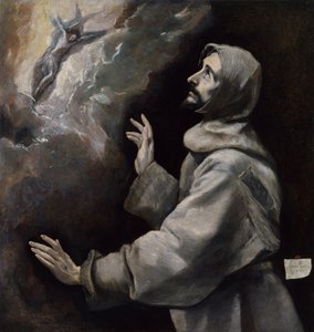 Der heilige Franziskus empfängt die Stigmata von El Greco