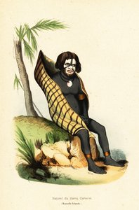 Einheimischer der Carteret-Bucht, Nui Allan, Neuirland, Papua-Neuguinea