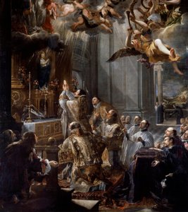 Gründungsmesse des Ordens der Dreifaltigkeit (Detail)