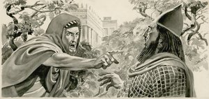 Elia verurteilt König Ahab