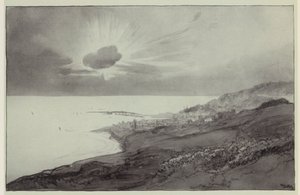 Lyme Regis von den Charmouth Hills von Donald (after) Maxwell