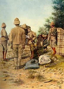 Die Kapitulation von General Cronje an Lord Roberts bei Paardeberg, 27. Februar 1900, 1901