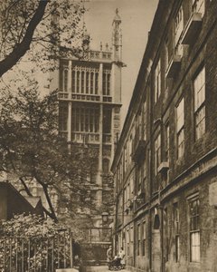 Turm des Archivs von Cliffords Inn, ca. 1935 von Donald McLeish