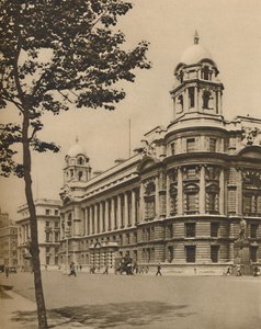 Das Gehirn der Verteidigung: Britisches Kriegsministerium in Whitehall, ca. 1935