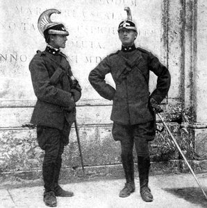 Zwei italienische Dragoner, 1922