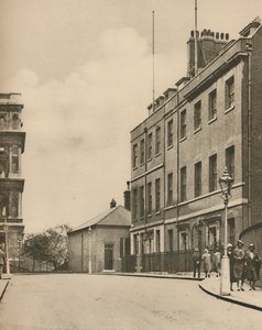 Westende der Downing Street, Nr. 10 und ein Blick auf das Außenministerium, ca. 1935