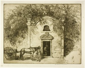 Eine Kapelle am Wegesrand von Donald Shaw MacLaughlan