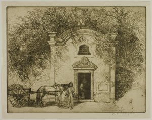 Eine Kapelle am Wegesrand von Donald Shaw MacLaughlan