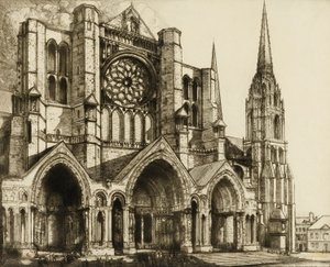 Chartres, Nordportal von Donald Shaw MacLaughlan