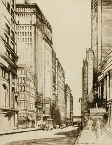 Chicago, Monroe Street von Donald Shaw MacLaughlan
