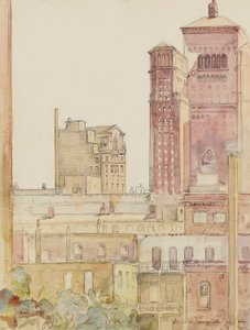 Chicago, Dächer in der Nähe des Allerton House von Donald Shaw MacLaughlan