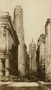 Chicago, das Herz von Chicago (Abend) von Donald Shaw MacLaughlan