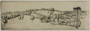Landschaft, Bretagne von Donald Shaw MacLaughlan