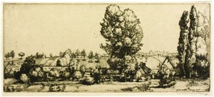 Landschaft, Poigny