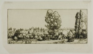 Landschaft, Poigny