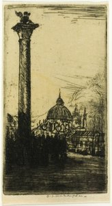 Löwensäule, Venedig von Donald Shaw MacLaughlan