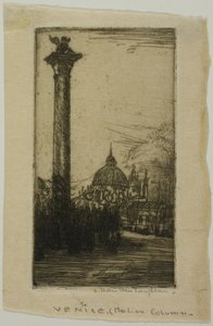 Löwensäule, Venedig von Donald Shaw MacLaughlan