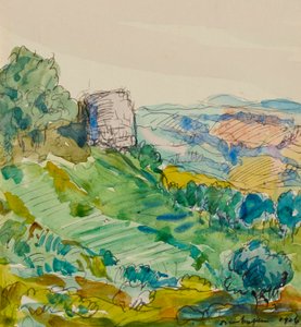 Auf dem Weg nach Gaillac von Donald Shaw MacLaughlan