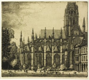 St. Ouen, Rouen von Donald Shaw MacLaughlan