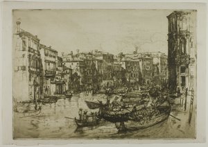 Der Markt, Venedig von Donald Shaw MacLaughlan