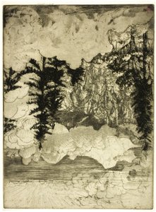 Die zwei Kiefern, Schweiz von Donald Shaw MacLaughlan