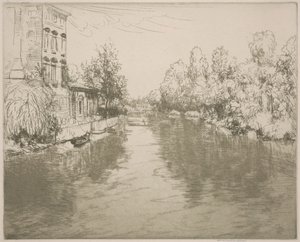 Treviso Gewässer von Donald Shaw MacLaughlan