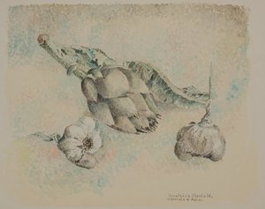 Artischocken und Knoblauch von Donatella Merlo