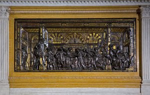 Basrelief (Bronze) von Donatello