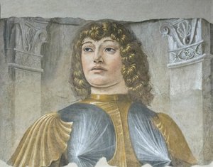Bewaffneter Mann mit Rüstung, ca. 1487-89 (Detail) von Donato Bramante