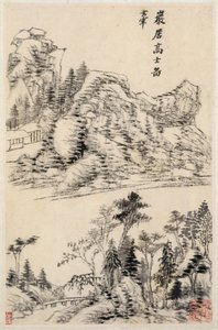Landschaften nach alten Meistern, datiert 1630
