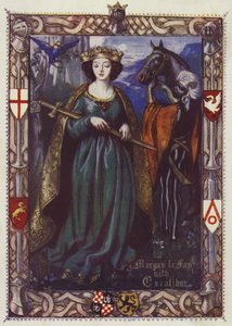 Morgan Le Fay mit Excalibur