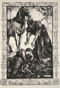 Palamides erschien vor ihr, Illustration aus 