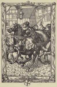 Stürmte auf die erstaunte Menge von Dora Curtis