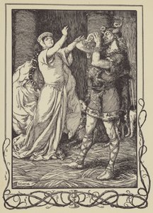 Die Königin rief ihm zu, aufzuhören von Dora Curtis