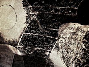 Abstrakte geschriebene Emotion von Doris Schmitz