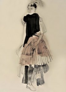 Couture Modeillustration