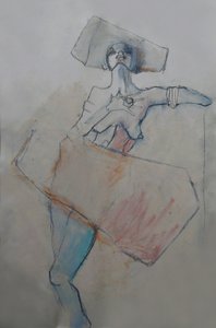 Dynamische Modefigur von Doris Schmitz